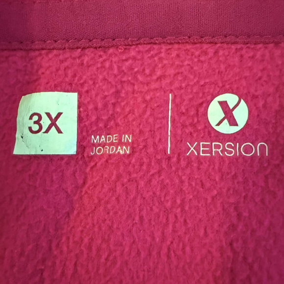 Women's Xersion Pink Hoodie Size 3X - Picture 4 of 11